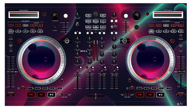 Numark NS 6 Skin Retro Bubble